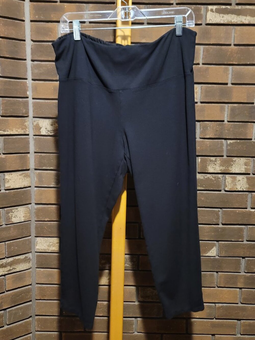 Jones New York Black High-Waisted Compression Leggings - Size 1X - Pull On